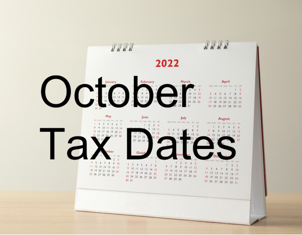 October Tax Dates