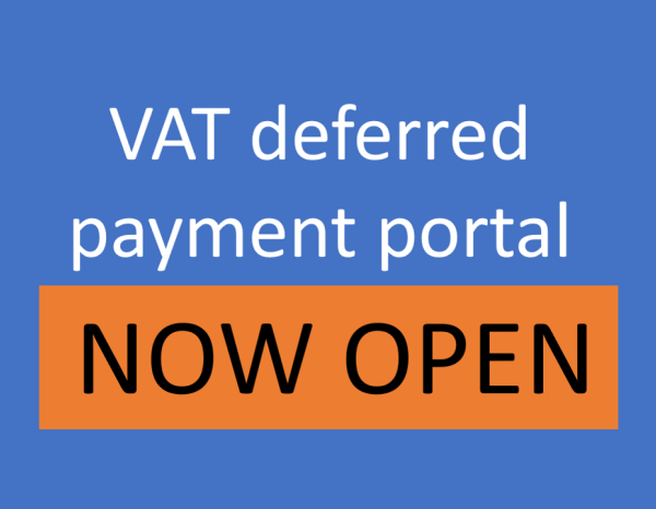 VAT deferred payment portal now open